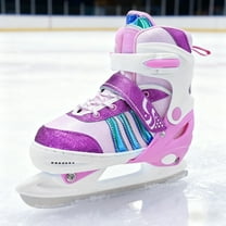 JZY Comfort Fit Kids Ice Skates with Smooth Gliding Blades,Adjustable for Boys & Girls (Ages 3-12),Perfect for Beginner Skaters Indoors & Outdoors