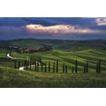 thumbnail image 2 of Claude Castor, Jean 24x17 Black Ornate Wood Framed with Double Matting Museum Art Print Titled - Tuscany - Crete Senesi, 2 of 4