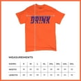 thumbnail image 7 of Team Makes Me Drink T-shirt Baltimore Football Fan Gear Game Night Men's Tee, 7 of 7