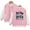 Pink, variant on Kuromi Bomber Jacket Girls Varsity Jacket Long Sleeve Zip Baseball Coat for Petite Women