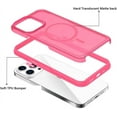 thumbnail image 5 of Magnetic Case for iPhone 15 Pro Phone Case Compatible with MagSafe Shockproof Protection Slim Translucent Matte Cover for iPhone 15 Pro 6.1" - Hot Pink, 5 of 12