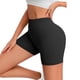 thumbnail image 3 of Short Deportivo Mujer Licra No Se Transparenta, Biker Ajustado, Cintura Elástica, Efecto Moldeador, Gym y Uso Diario, Color Negro, 3 of 5