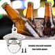 thumbnail image 5 of 2uds. Mini sacacorchos montado en la pared de aleación de zinc Abridor de botellas de cerveza para el hogar (Plata D), 5 of 5