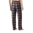 thumbnail image 2 of Hat and Beyond Men's Cozy Straight Fit Fuzzy Knit Homewear Plaid Flannel Pajama Pants, 2 of 6