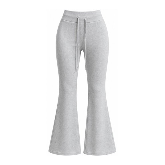 Landzoo Little Girls Athletic Pants Slim Fit Flared Leg Sweatpants With Drawstring Fall Casual Kid Girls Trousers