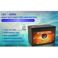 thumbnail image 2 of VMAXTANKS AGM 12 Volt Vehicle Battery Group Size 27, 2 of 5