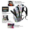 thumbnail image 5 of FORMRS Kids School Backpack Elementary Student Unisex Travel Bookbag with Reflective Stripes, Hand Drawn Sailboats, 5 of 7
