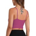 thumbnail image 3 of INSPIRE CHIC Women's Camisole Built-in Bra Padded Workout Basic Invisible Tank Top XL Pink, 3 of 4