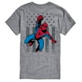 thumbnail image 2 of Marvel Spider-Man - USA Flag - Men's Short Sleeve Graphic T-Shirt, 2 of 4