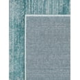 thumbnail image 6 of Jill Zarin Uptown Collection Area Rug - Madison Avenue (7' 10" Square Turquoise/Ivory), 6 of 6