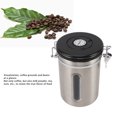 thumbnail image 4 of CHICIRIS Boîte à Café, Conteneurs à Café 1800ml, Boîte à Café Scellée, Design de Fenêtre, Évent Unidirectionnel, Acier Inoxydable, pour Stockage de Grains de Café, 4 of 8