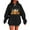 Black#women's halloween sweatshirts, variant on Moxiu Halloween Ghost Sweatshirts for Women Hoodies Long Sleeve Oversized Hooded Sweatshirt Spooky Season Pullover Tops Black,M