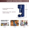 thumbnail image 3 of Single Serve Coffee Maker for K-Cup Single Cup Capsule and Ground Coffee,Coffee Brewer Single Cup Coffee Makers with 6 to 14oz Reservoir, Mini Size, Blue, 3 of 7