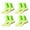 Fluorescent Green, variant on WILLED Men's Soccer Grip Socks Anti Slip Non Skid Football Socks with Cushioned Support, Breathable Athletic Socks for Basketball, Rugby, and Sports, 4 Pairs
