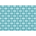 thumbnail image 1 of Ahgly Tapis Rectangulaire Lavable en Machine Intérieur Transitionnel Bleu, 3 Pieds x 5 Pieds, 1 of 7
