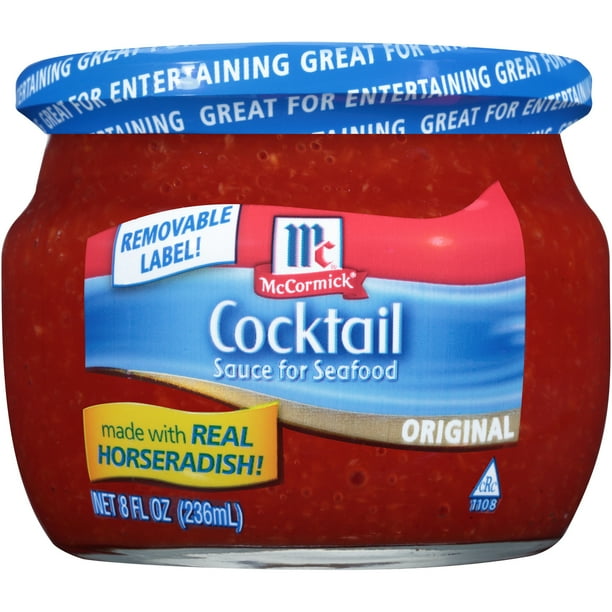 McCormick Golden Dipt Original Seafood Cocktail Sauce in Serving Jar, 8