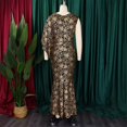 thumbnail image 4 of Women's Sexy Banquet Mermaid Dress Long Skirt One-Shoulder Hot Gold Dress, 4 of 8