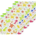 thumbnail image 3 of GZHJMY Sea Life Washcloths 2 Pack, Highly Absorbent Soft Cotton Baby Washcloths Fingertip Towels, 12 x 12 Inch, 3 of 7