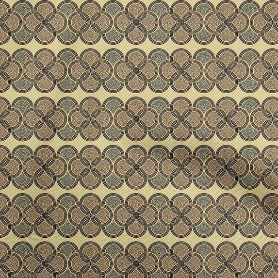 oneOoneGeorgetteViscoseBeigeFabricAsianBlockQuiltingSuppliesPrintSewingFabricByTheYard42InchWide