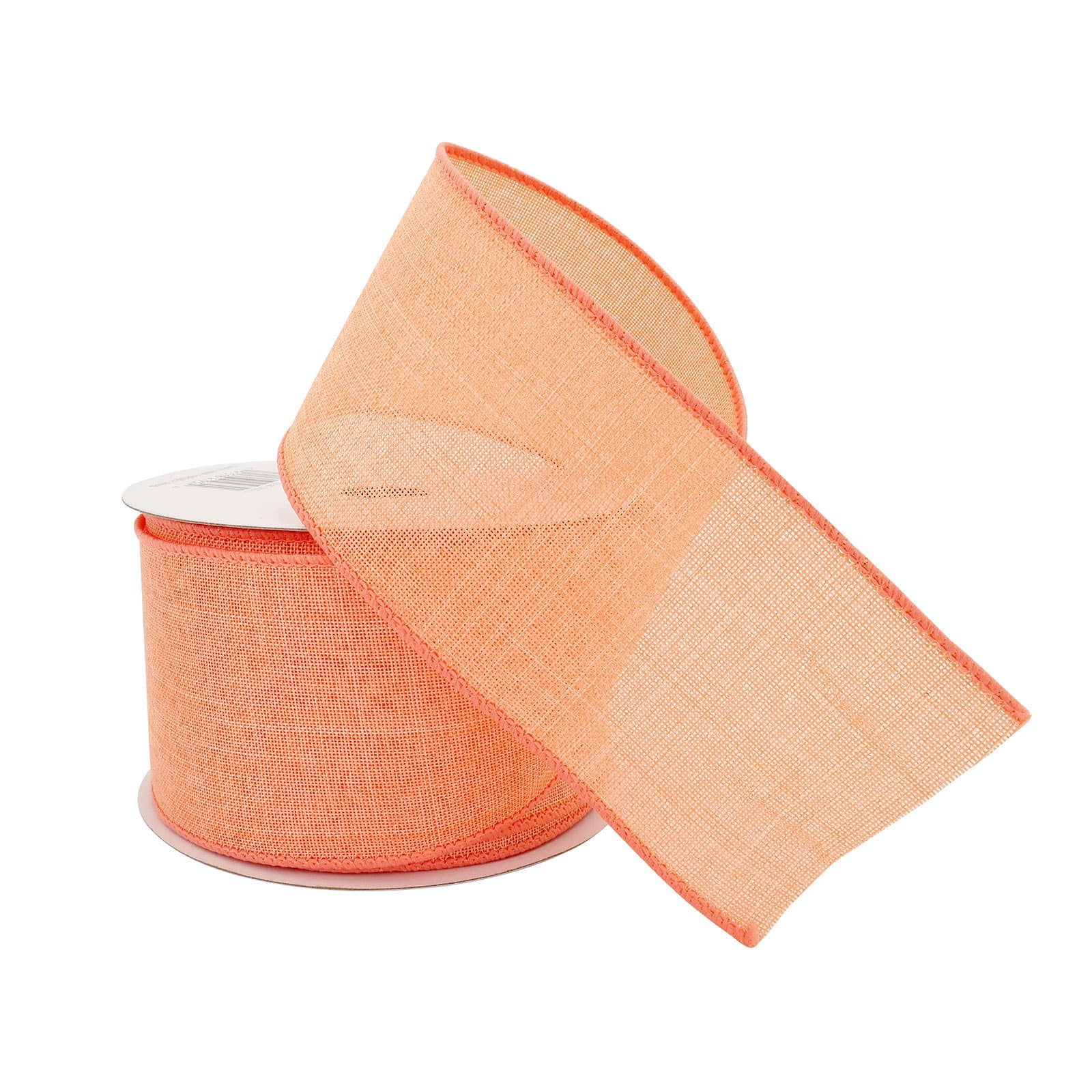 12 Pack: 2.5" x 25ft. Faux Linen Wired Ribbon by Celebrate It Decor