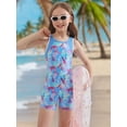 thumbnail image 6 of Asoul Girls One Piece Swimsuit Boyleg Athletic Bathing Suit Training Swimwear Size 8-16, 6 of 9