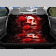 thumbnail image 6 of Pzuqiu Skull Rose Full Set Seat Covers for Cars Easy to Install Car Seat Covers Soft 3 PCS Front and Rear Seat Cover Set Fit for most Cars Sedans, 6 of 10