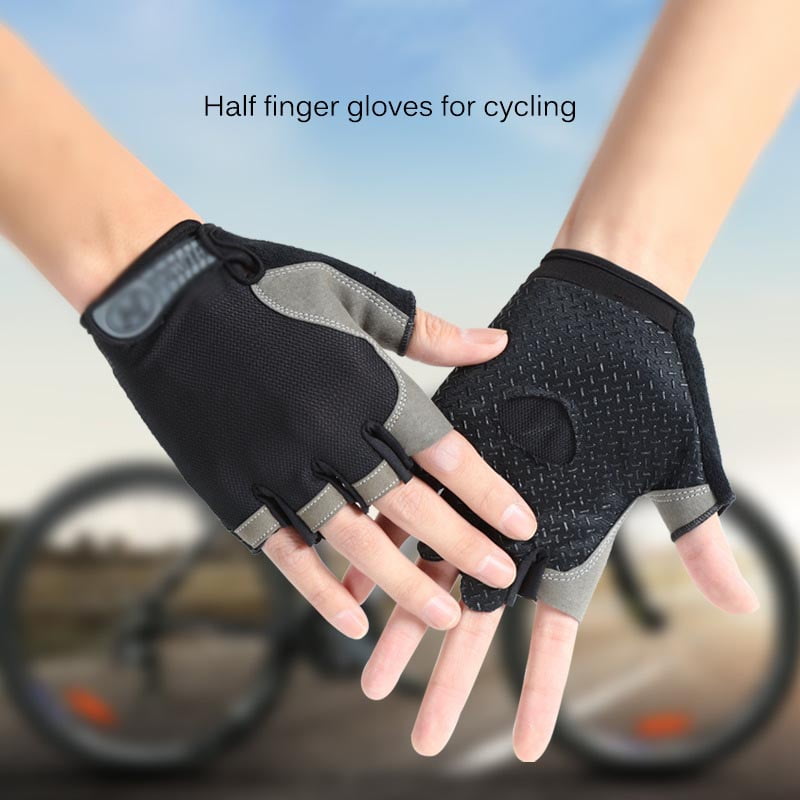 Half-finger Riding Gloves Cycling Bicycle Motorcycle Workout Fitness GYM Sports 