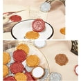 thumbnail image 4 of Adhesive Wax Seal Stickers 25PCS Flower Self- Adhesive Wax Seals Decorative Stamp Stickers Envelope Stickers for Decor Wedding Invitation Envelopes Craft Scrapbook Party Gift-Goldenrod DIY, 4 of 8