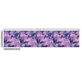 thumbnail image 3 of Ambesonne Floral Fabric by the Yard Upholstery, Poppies Cartoon Simplistic, 1 Yard, Pale Purple and Ceil Blue, 3 of 5