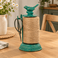 Cast Sissors Cast Iron Bird Twine Holder Set-Twine String & Rope Rack & Scissor ...