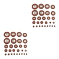 thumbnail image 4 of Wweixi Saxophone High-Pitched Pads Easy Install Round Mats Beginners Tools Convenient Cushions Woodwind Instrument Replacement Tenor Saxophone 2PCS, 4 of 6