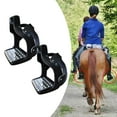 thumbnail image 3 of Premium Stirrups for Saddle Lightweight Horse Saddle Riding Black, 3 of 8