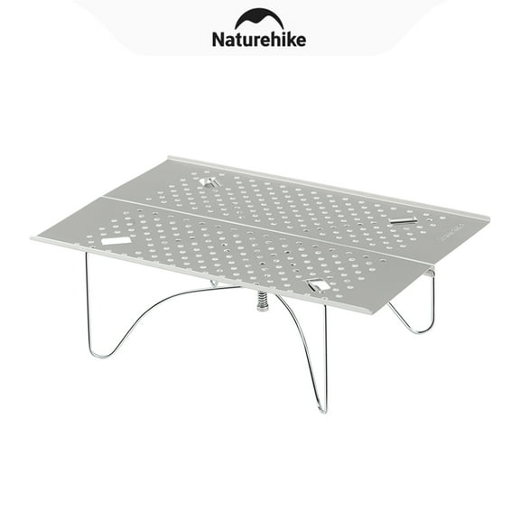 Naturehike, Ultralight Camping Table, Portable Mini Camping Table for One Man, Outdoor Aluminum Folding Camping Table