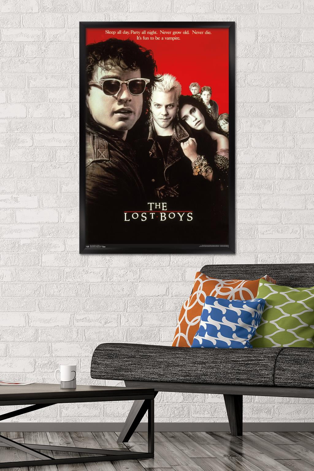 The Lost Boys - One Sheet Wall Poster, 22.375" x 34", Framed