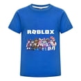 thumbnail image 1 of Camiseta de Roblox para Niños Ninas de 4 a 12 Años, Playera Infantil Gamer de Algodón con Gráfico, Ropa de Moda para Verano, Regalo para Cumpleaños y Navidad, 1 of 4