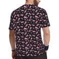 thumbnail image 2 of Wukai Breast Cancer Awareness (2) Print Men's Short-Sleeved Mesh T-Shirt,Quick-Dry Short Sleeve Workout T-Shirt-3X-Large, 2 of 8