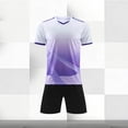 thumbnail image 6 of Amidoa Boys Athletic Shorts Set 2 Piece Quick-dry Performance T-Shirt and Active Elastic Waist Shorts Outfit White Size 15, 6 of 7