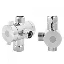 Multifunction G1/2 3‑Way Bath Shower Diverter Valve with Shower Head Holder Bathroom Accessory