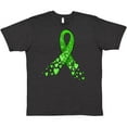 thumbnail image 3 of Inktastic Mental Health Awareness Ribbon with Green Hearts T-Shirt, 3 of 5