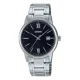 thumbnail image 1 of Reloj Casio Mtpv002 1b3 Hombre Acero Negro Fechador Correa Plateado Bisel Plateado Fondo Negro MTP-V002D-1B3, 1 of 8
