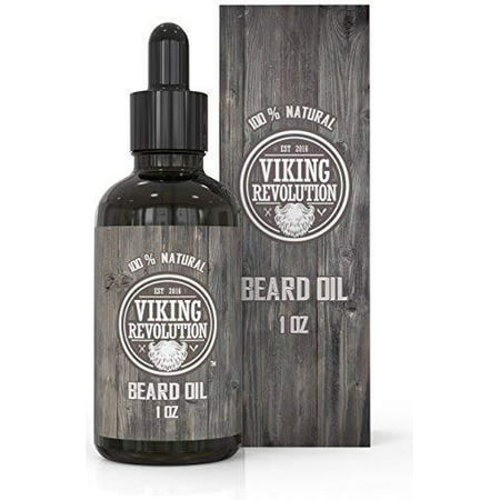 BEST DEAL Beard Oil Conditioner- All Natural Unscented Organic Argan & Jojoba Oils - Promotes Beard Growth - Softens & Strengthens Beards and Mustaches for Men (Unscented, 1 (The Best Beauty Deals)
