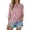 Pink, variant on Gunia Crochet Beach Cover Up Women Hollow Out Lightweight Knit Short Sleeve Tee Top Sweater Crocheted Tops