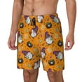 thumbnail image 2 of Daiia Halloween Witches Gnome Mens Swim Trunks Swim Shorts Quick Dry Swim Shorts with Mesh Lining Pockets-Large, 2 of 9