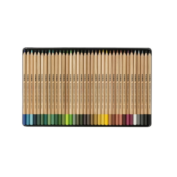 Lyra Rembrandt Aquarell Watercolor Pencil Set Tin, Assorted Colors, 72 Pieces