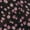 Floral Black Pink, variant on Women's Party Mesh Top Long Sleeve See-Through Blouse with Floral Lace