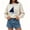 White, variant on Women's Sailboat Pattern Long Sleeve Knit Sweater Casual Loose Boat Neck Pullover Top