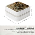 thumbnail image 2 of FCXZI Lion Cub Theme Mini Travel Jewelry Box for Necklaces, Rings, Earrings White, 2 of 5