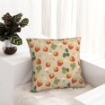 thumbnail image 6 of Pofeuu Floral Strawberr Print Double-sided plush pillowcase Square Throw Pillow Covers Pillows Cover for Living Room Bedroom Sofa Couch Cushion Cover（No pillow core）-26"x26", 6 of 7