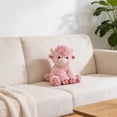 thumbnail image 7 of Strawberry Highland Cow Plush, Pink Fluffy Cow Figure Soft Decor with Strawberry Pattern Hooves, Cozy Home Decorative Accent and Birthday Holiday Gift for Girlfriend Boyfriend Valentine Mother’s Day, 7 of 7