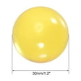 thumbnail image 2 of Unique Bargains 1.2inch Contact Juggling Ball Ornament Acrylic Yellow 2pcs, 2 of 3